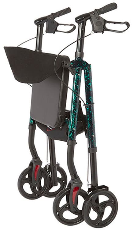 folded rollator